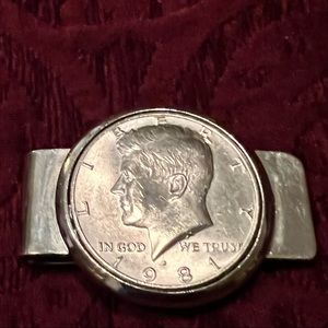 Kennedy half dollar money clip